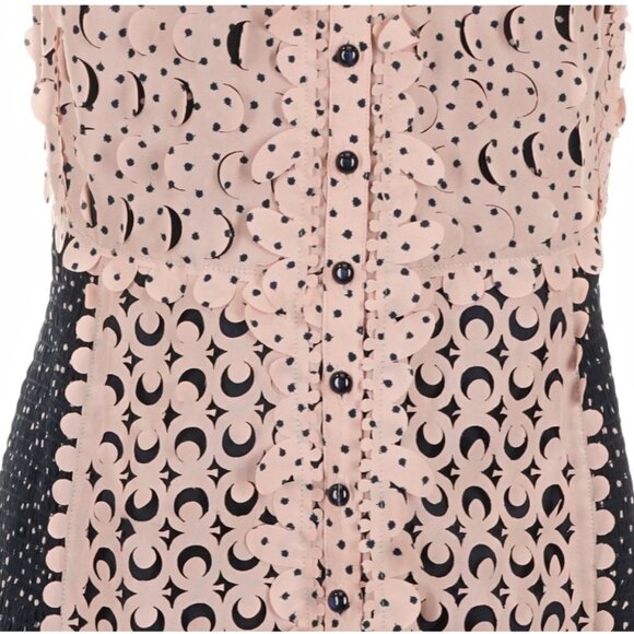 Anthropologie BEGUILE by Byron Lars Lasercut Sheath Lace Midi Dress 8 NWOT - Picture 16 of 16